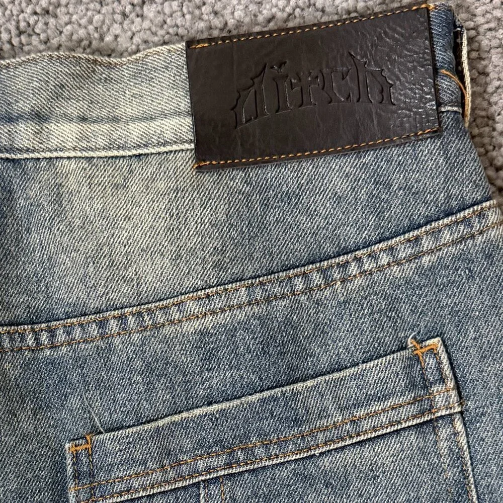 Ditch Baggy Denim Jeans in Blue Stone Wash in Sz. 28x28 - Skater - Excel. Cond.